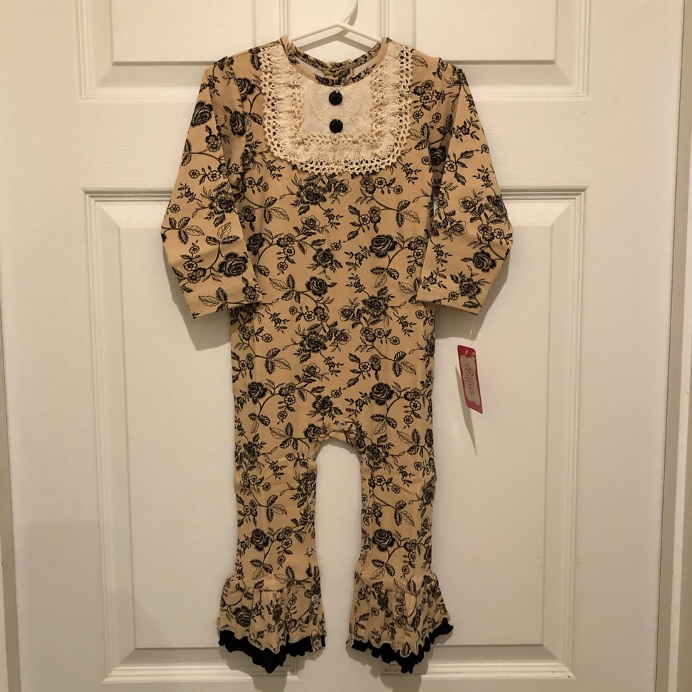 Ricrac and Ruffles Romper, 24 months
